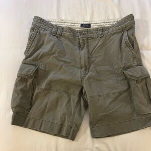 Ralph Lauren Olive Green Men's Cargo Shorts